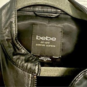 BEBE Genuine Leather Jacket S/P